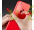 360° kryt silikónový iPhone 6/6S - červený